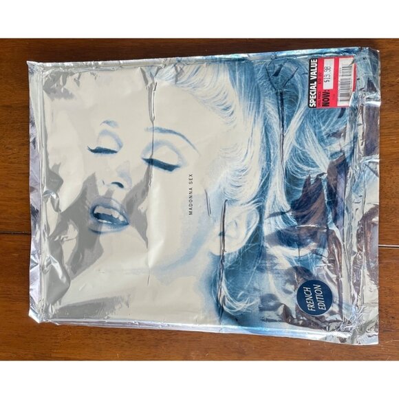 Madonna Sex Limited Edition Book French Edition 1992 Callaway Silver Cover - Picture 2 of 10